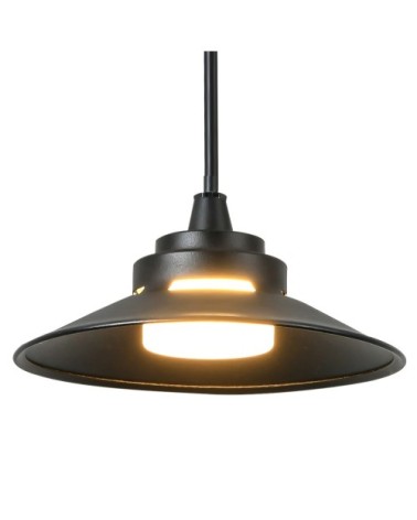 Suspension extérieur en aluminium noir