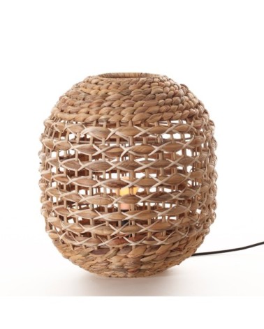 Lampe de table en rattan naturel