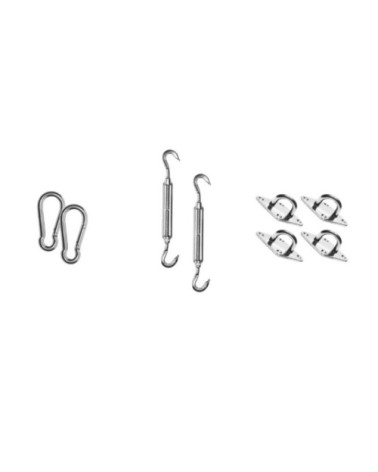 Kit de montage voile d ombrage rectangle