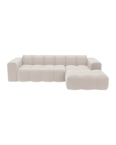 Canapé d'angle 4 places beige