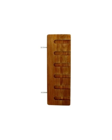 Porte verres à vin mural en bois d'acacia 60cm