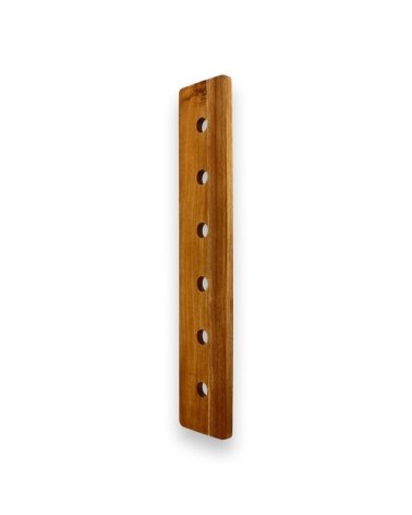 Porte bouteille mural en bois d'acacia h80cm