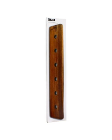Porte bouteille mural en bois d'acacia h80cm