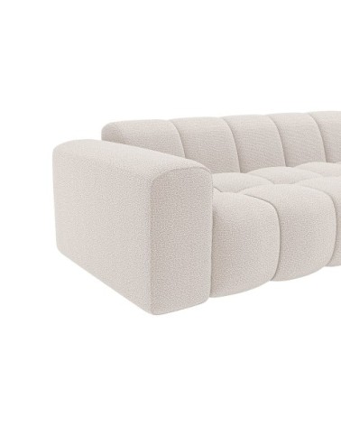 Canapé d'angle 4 places beige