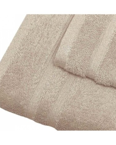 Serviette de toilette 600 gr/m²  sable 50x100 cm