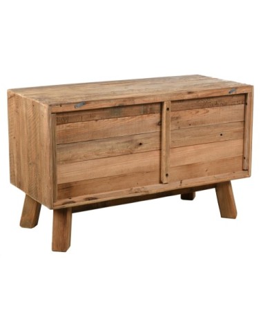 Meuble tv en pin recyclé