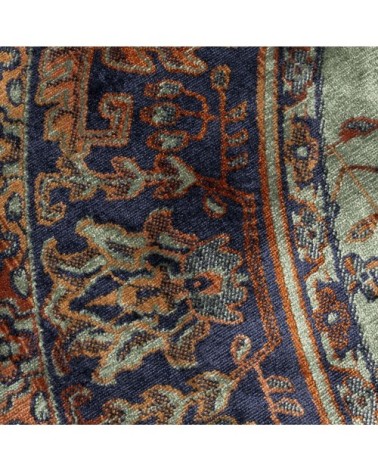 Tapis persan rouge à franges rouge D200 cm