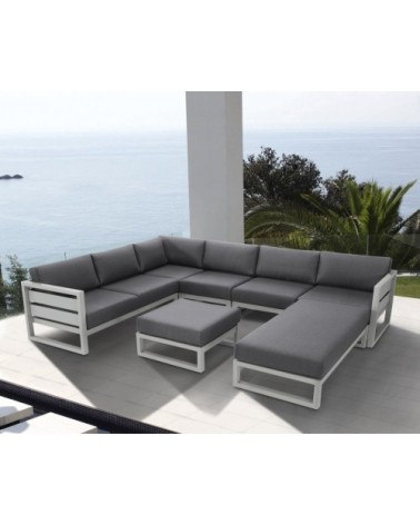 Salon de jardin en aluminium