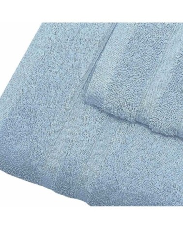 Serviette de toilette 600 gr/m²  azur 50x100 cm