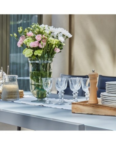 Table de jardin en aluminium gris anthracite 260/180×100 cm