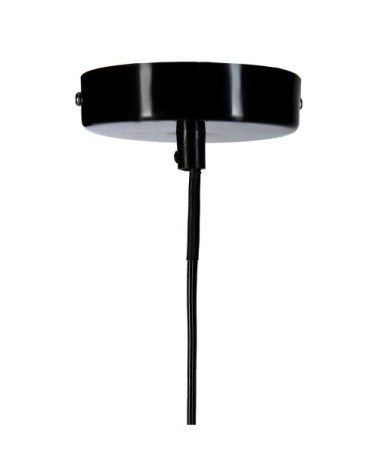 Suspension en fil métallique noir