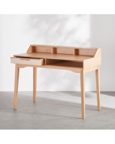 Bureau 4 niches 1 tiroir L110