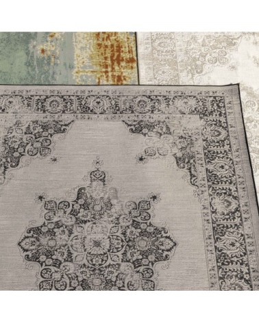 Tapis design indoor  et  outdoor beige et blanc beige 170x240 cm