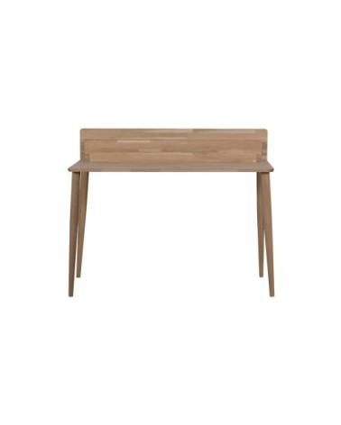 Bureau en bois massif L120cm bois clair