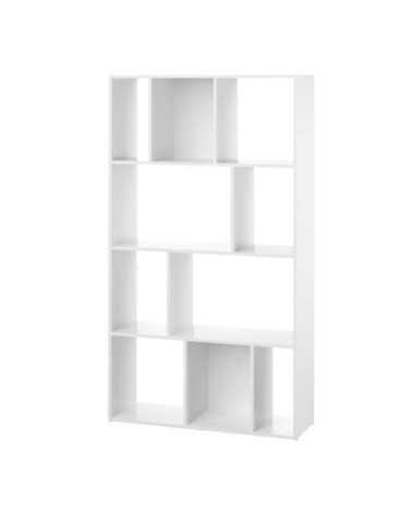 Bibliothèque effet bois blanc
