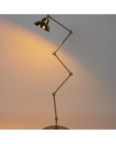 Lampadaire en métal H158cm laiton