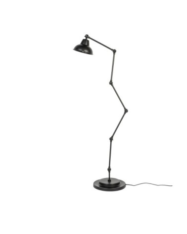 Lampadaire en métal H158cm noir