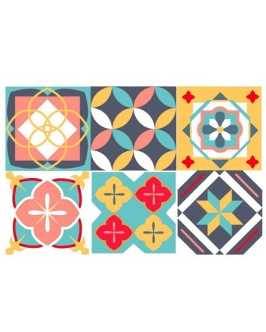 Set de table rectangulaire carreaux 42,5x27,5cm