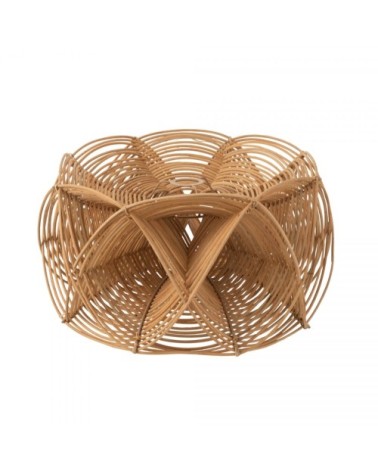 Abat-jour design en rotin naturel