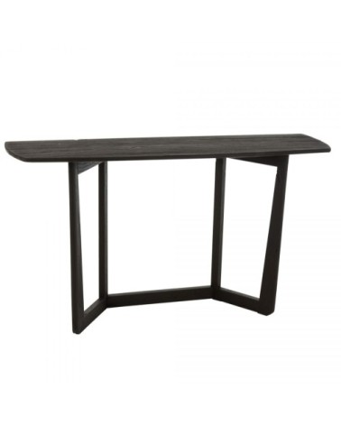 Console moderne 140cm en bois noir