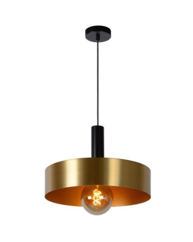 Suspension en métal doré