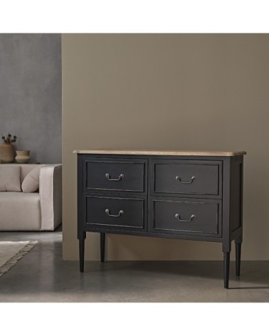 Commode en acajou massif 120 cm