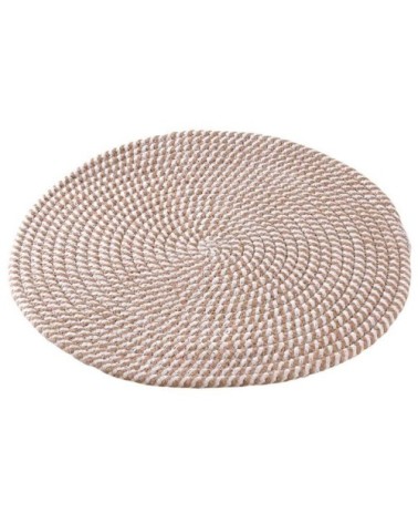 Set de table rond en jute (lot de 6)