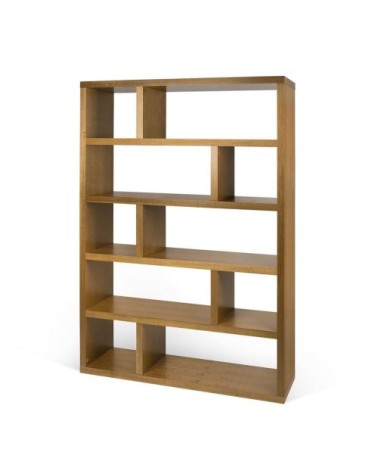 Bibliothèque effet bois mukali