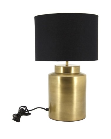 Lampe en métal et coton