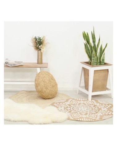 Tapis rond en jute naturelle 90 cm