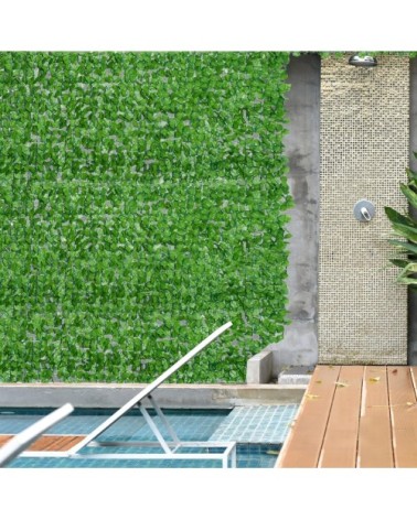 Haie artificiel érable brise-vue 3l x 1h m