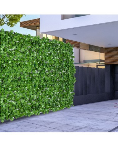 Haie artificiel érable brise-vue 3l x 1h m