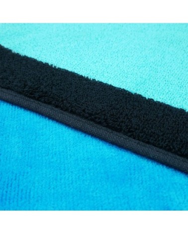 Serviette de plage éponge velours bleu happy Blue 100 x 175