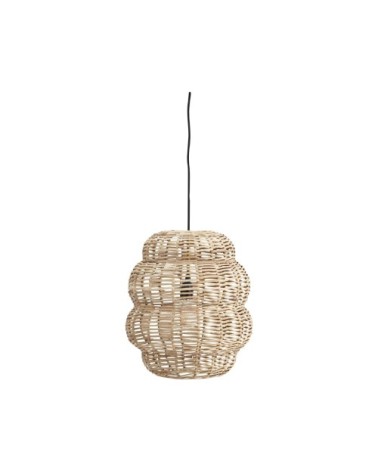 Lampe suspension ronde en bambou