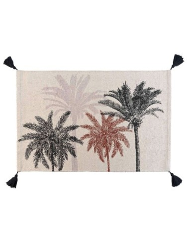 Tapis pompons 60x90cm