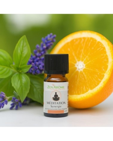 Synergie d'huiles essentielles Méditation 100% naturelle - 10 ml
