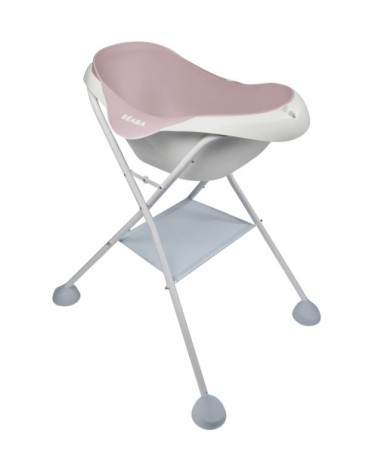 Baignoire ergonomique bébé fabriqué en France rose