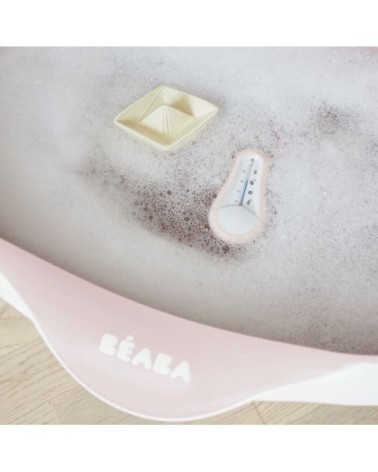 Baignoire ergonomique bébé fabriqué en France rose