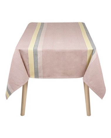 Nappe 4 couverts rouge 160x160cm