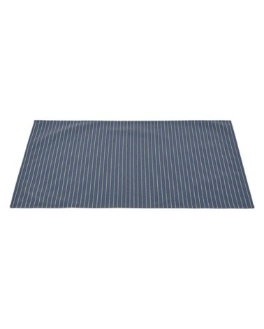 Set en toile enduite bleu 49x40cm