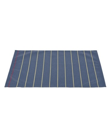 Set en toile enduite bleu 49x40cm