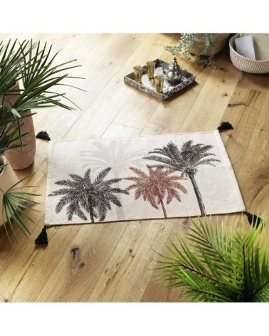 Tapis pompons 60x90cm