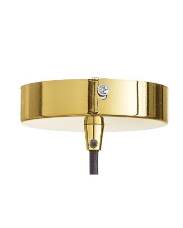 Lampe suspendue en verre vert