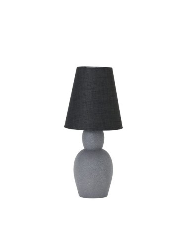 Lampe à poser en ciment gris