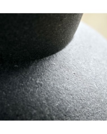 Lampe à poser en ciment gris