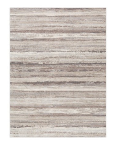 Tapis Scandinave Hygge - Gris et Marron - 200x275cm