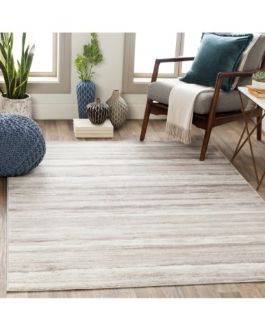 Tapis Scandinave Hygge - Gris et Marron - 200x275cm