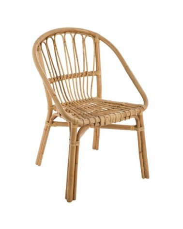 Fauteuil en rotin naturel