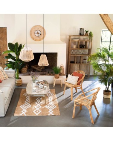 Fauteuil en rotin naturel