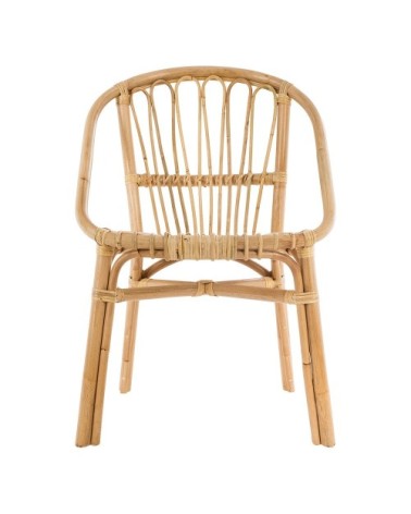 Fauteuil en rotin naturel